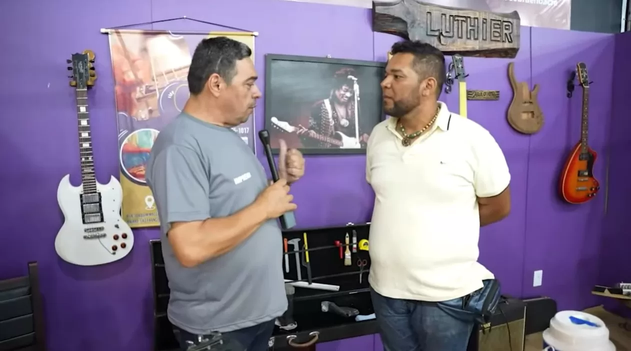 Na Expoacre, oficina faz o concerto de vários instrumentos musicais