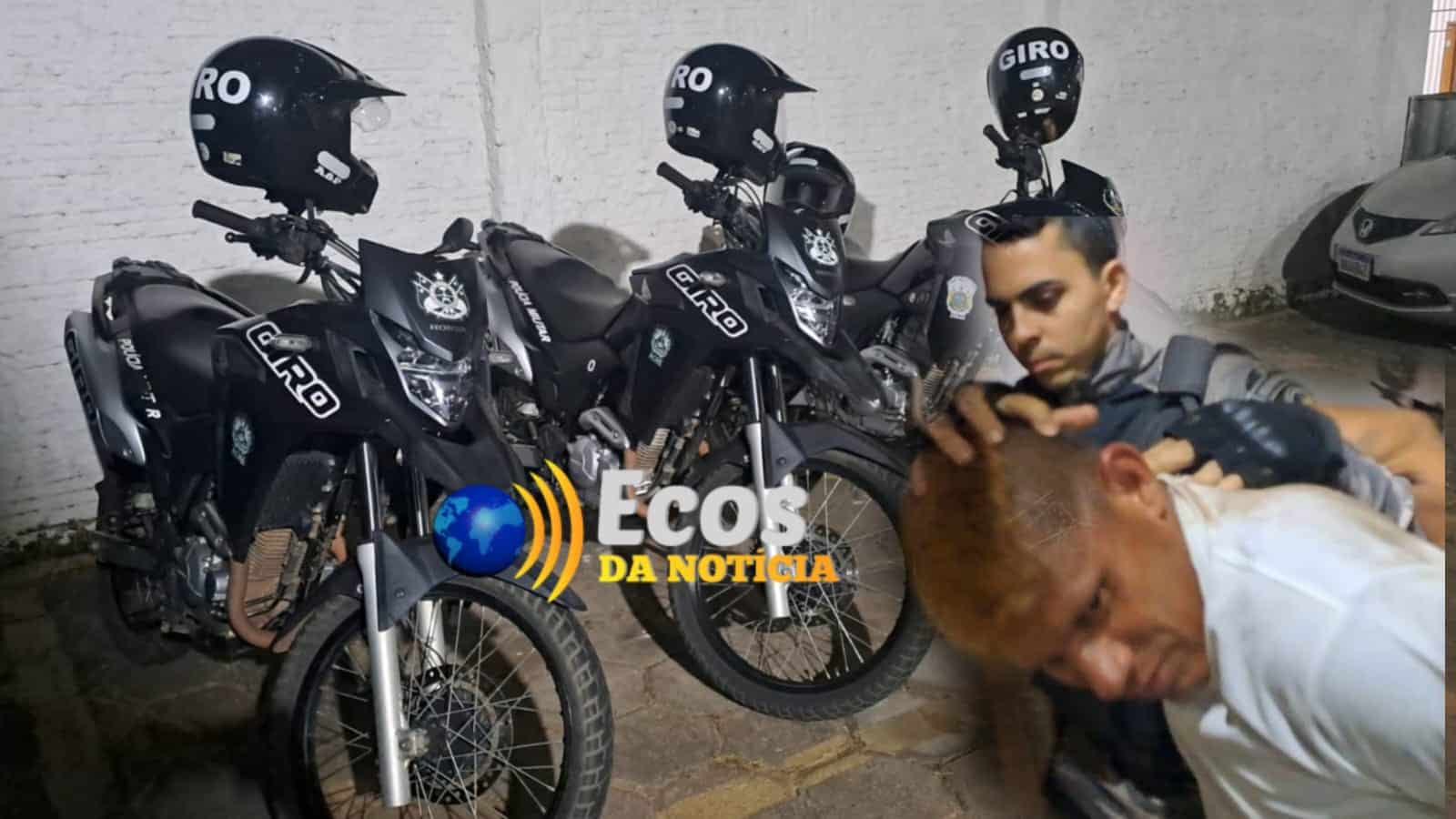 Homem é capturado ao tentar se esconder da Polícia Militar em parque de diversões na Gameleira
