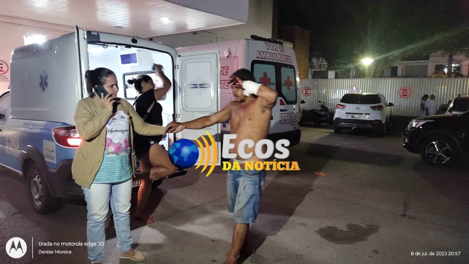 Bebedeira termina com homem ferido a terçadada no município de Capixaba