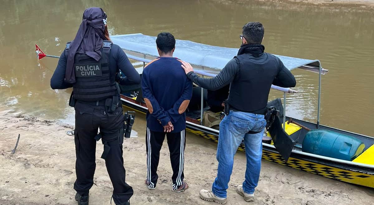 Polícia captura acusado de matar agricultor em Rodrigues Alves