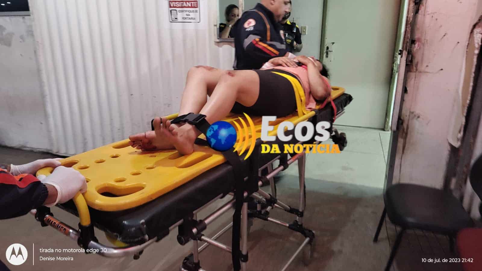 Colisão entre motocicletas deixa três feridos no bairro Conquista