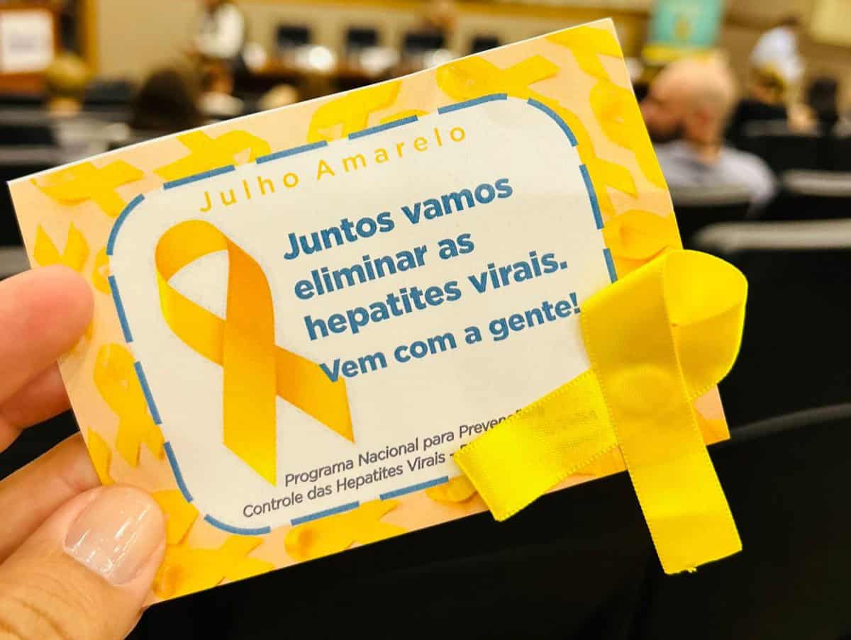 Saúde realiza programação em alusão ao Julho Amarelo, mês de combate às hepatites