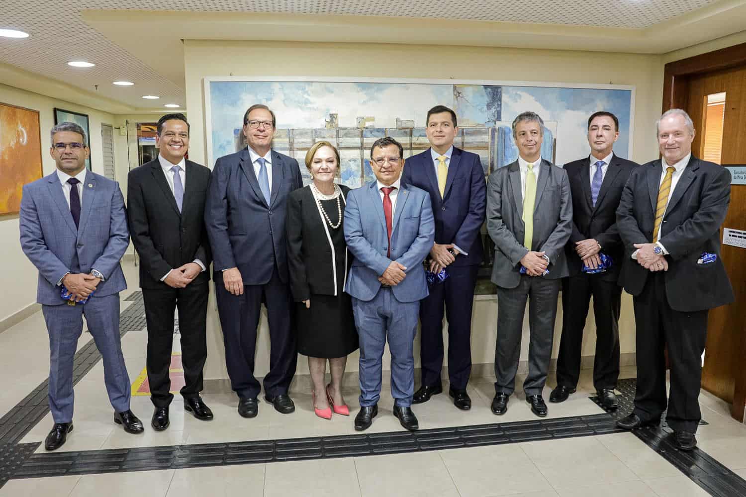 Ministro do STJ e conselheiros do CNJ são recebidos na Assembléia