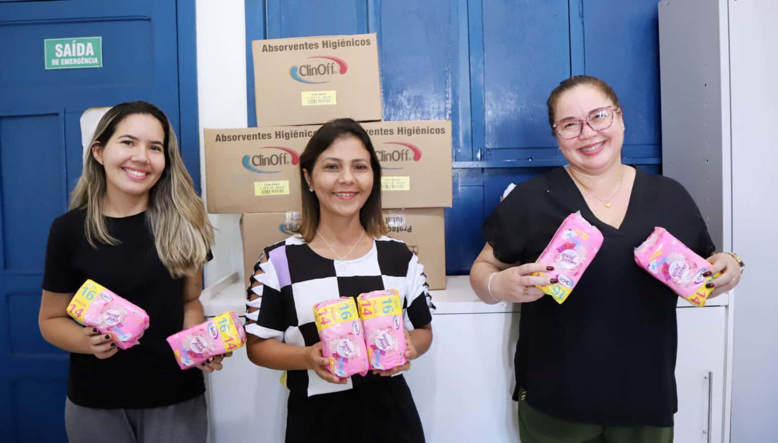 Governo do Acre realiza distribuição de absorventes nas escolas de Rio Branco