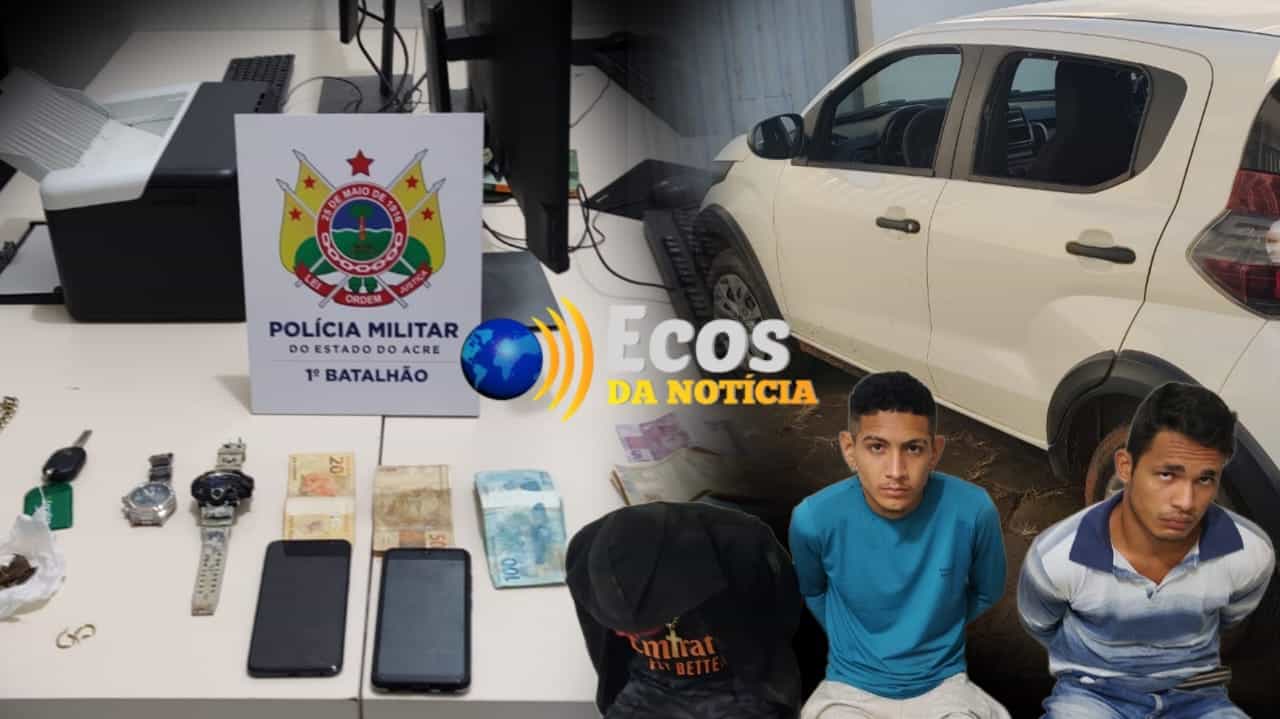 Bandidos assaltam clientes de lanchonete e roubam carro e celulares no bairro Quinze