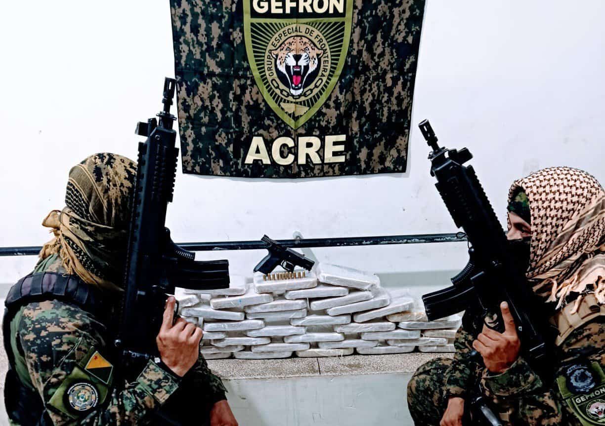 Operação da Polícia Civil resultou na apreensão de mais de 38 kg de droga e na prisão de um peruano