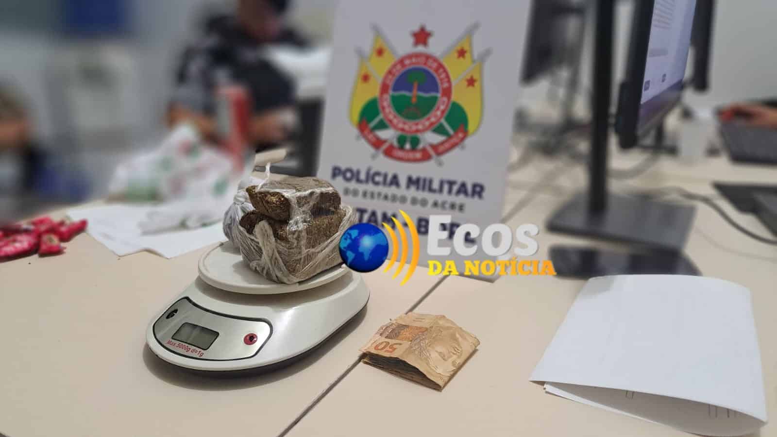 Homem que fazia arrastão em ônibus é capturado com droga