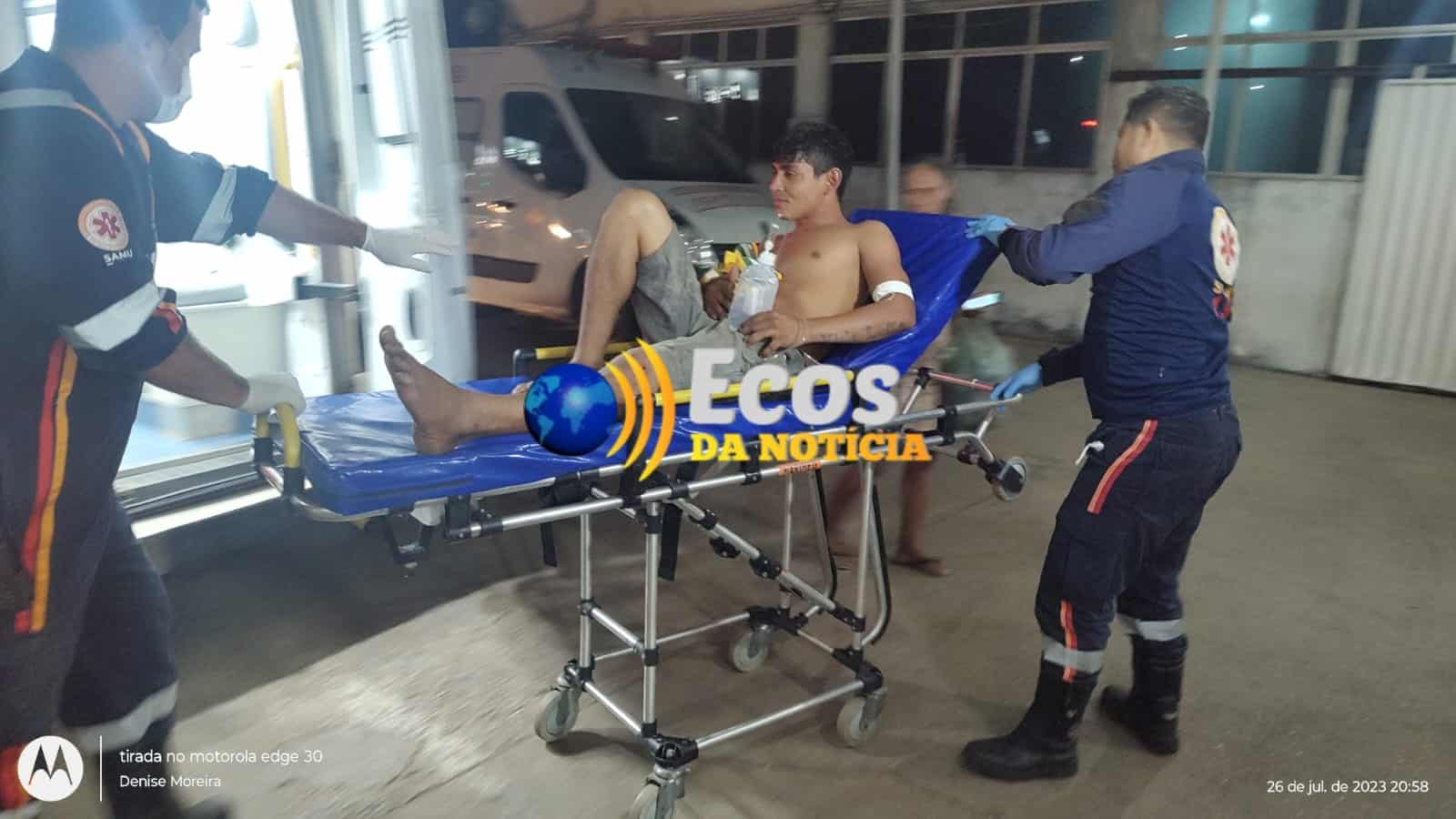 Homem é baleado pelo próprio amigo no Recanto dos Buritis