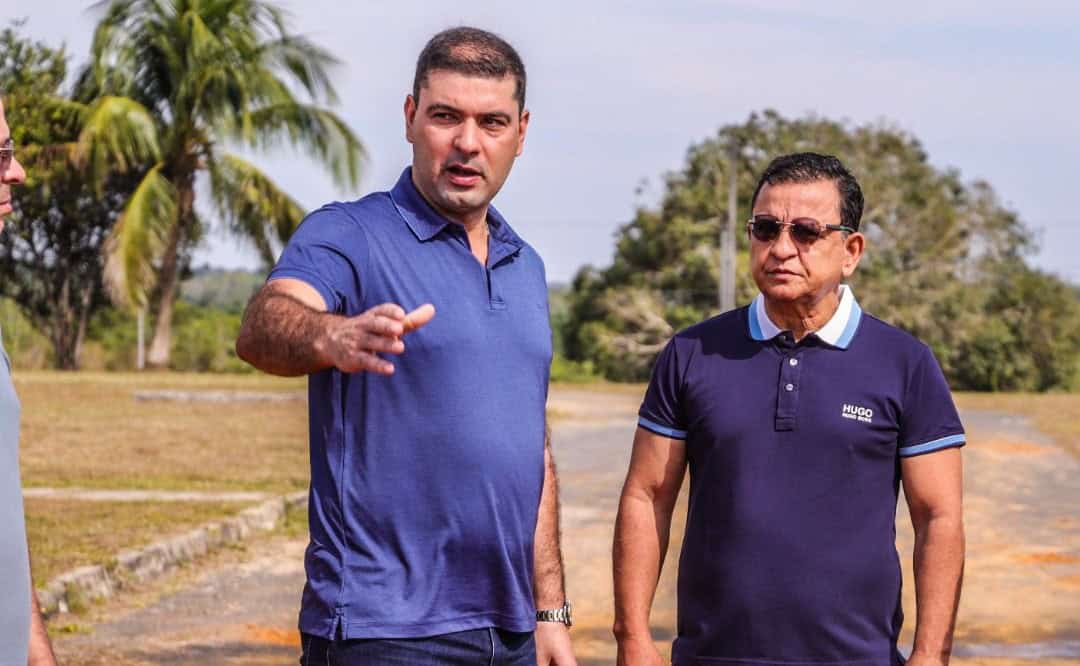 Gonzaga e Nicolau visitam obras da Expoacre Juruá e destacam importância da feira para a economia