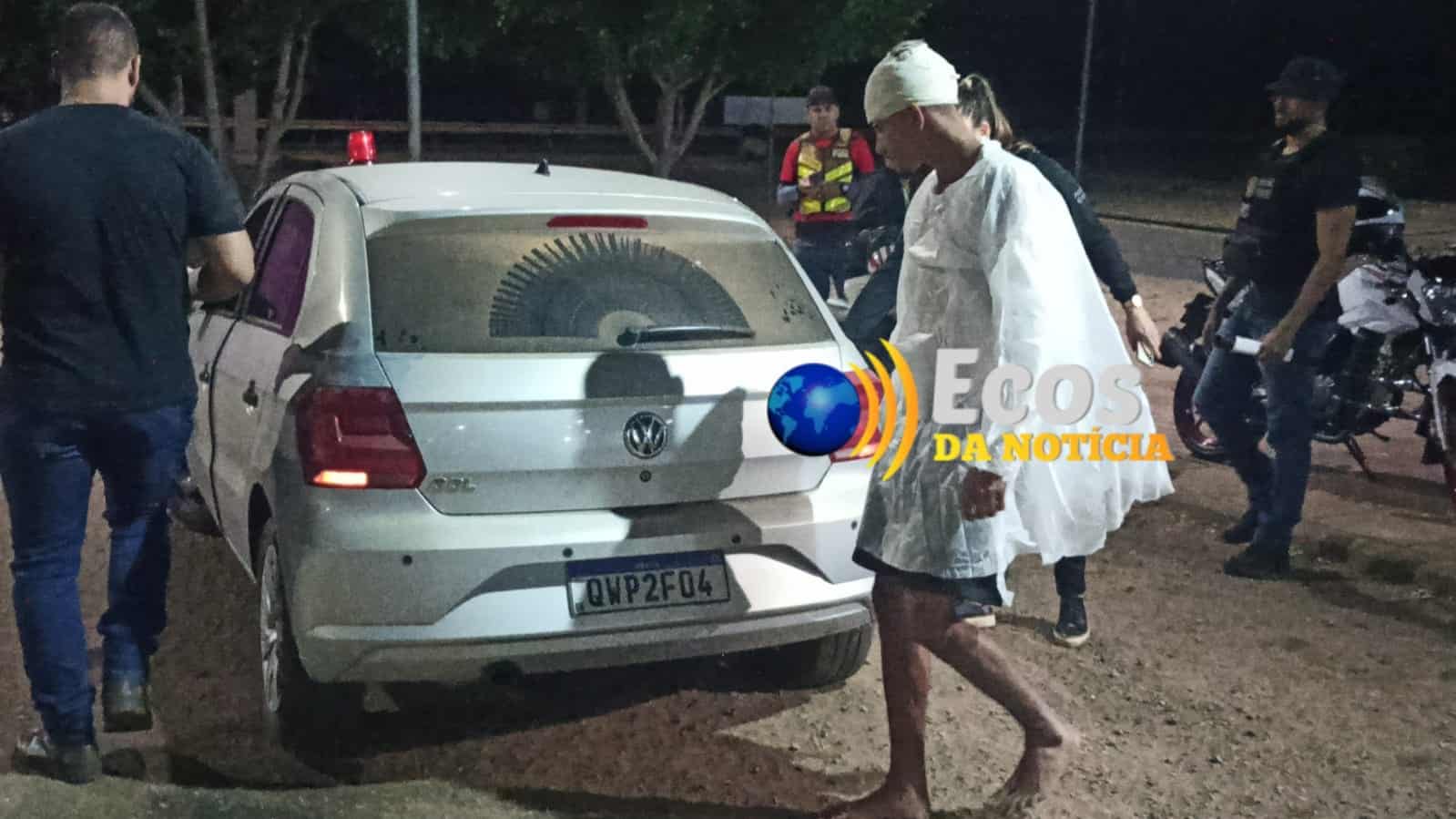 Lavador de carro sequestrado foge de cativero e é socorrido por vigilantes