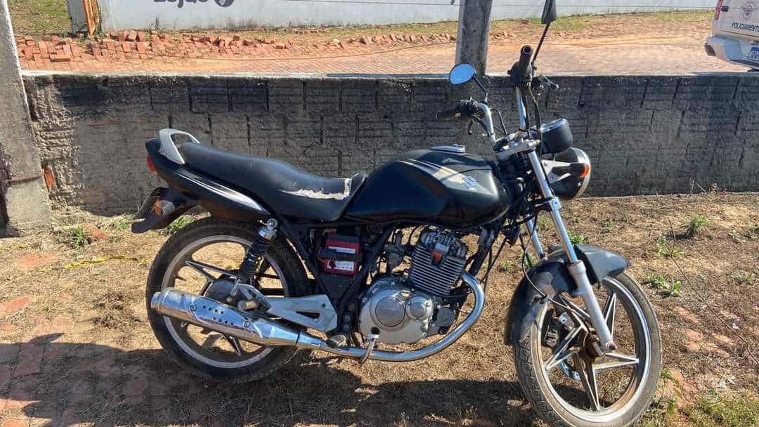 Moto furtada vendida na OLX é recuperada pela PM no Distrito Industrial