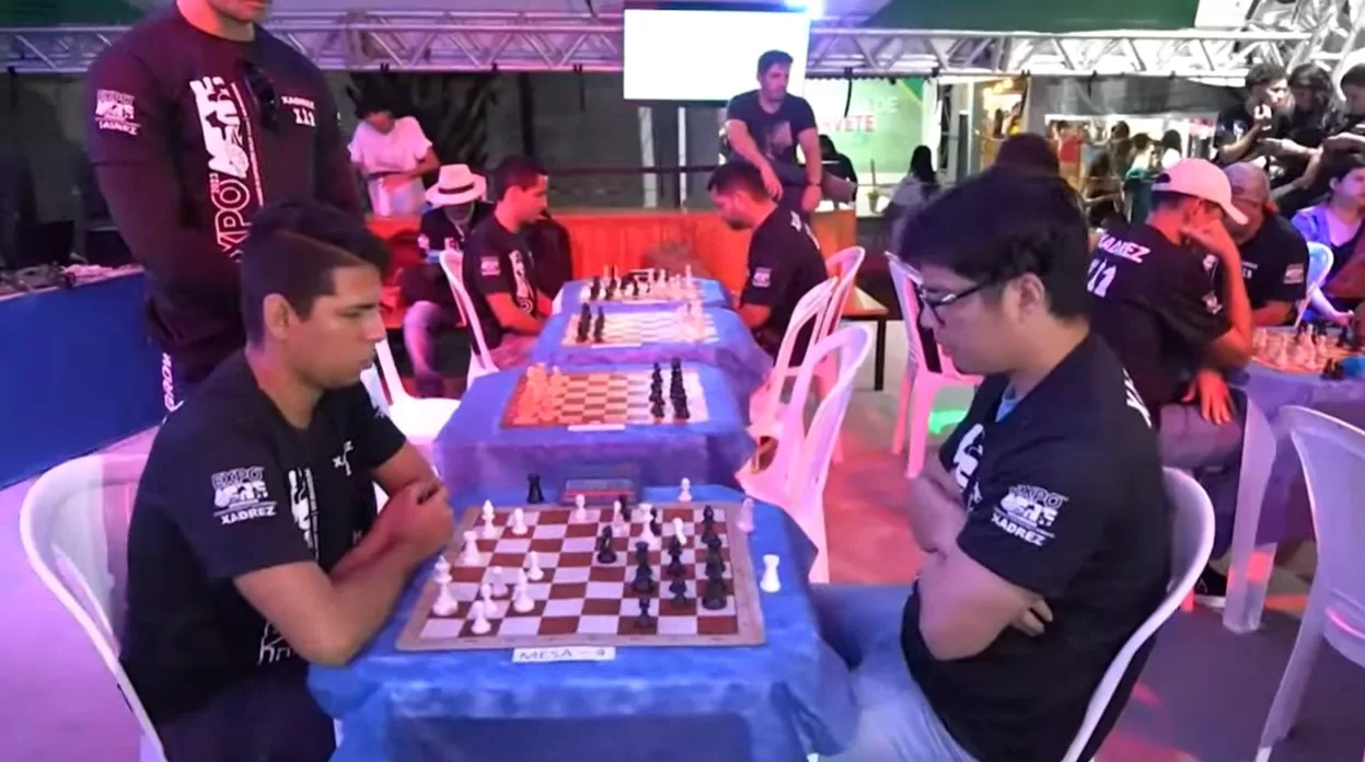 Expoacre tem campeonatos de xadrez e de jogos para deficientes visuais
