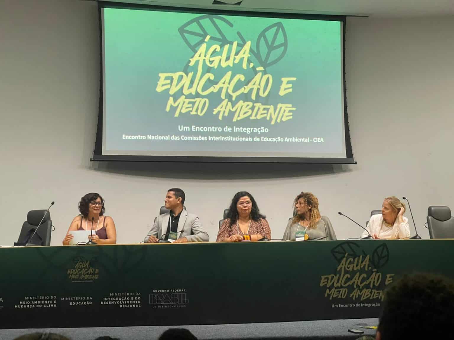 Governo participa de encontro nacional sobre água, educação e meio ambiente