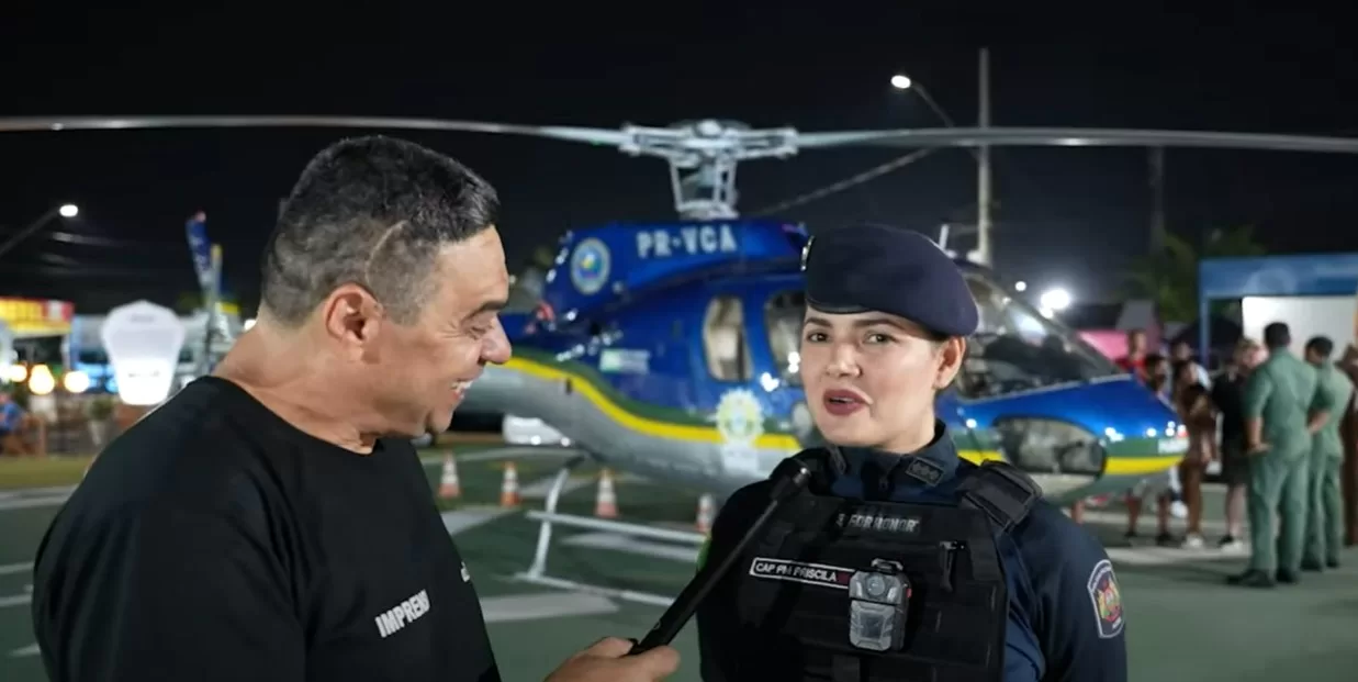 Patrulha Maria penha faz na Expoacre conscientização contra a violência doméstica