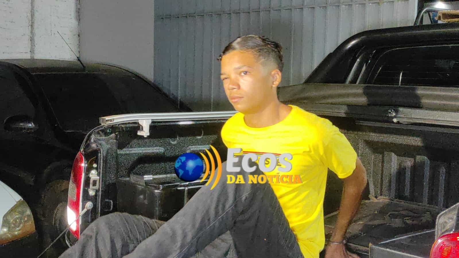 Polícia captura bandido que pretendia roubar pessoas em frente de frigorífico