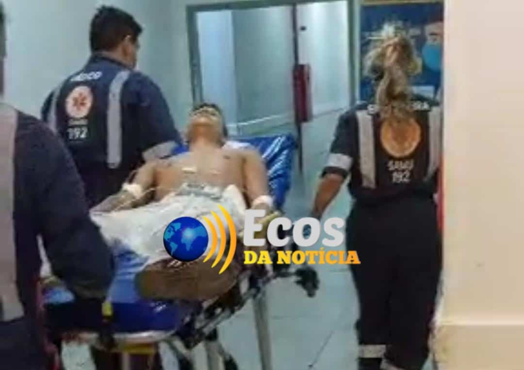 Bandido que fugiu do PS após ser baleado em tentativa de assalto, volta ao hospital em estado grave
