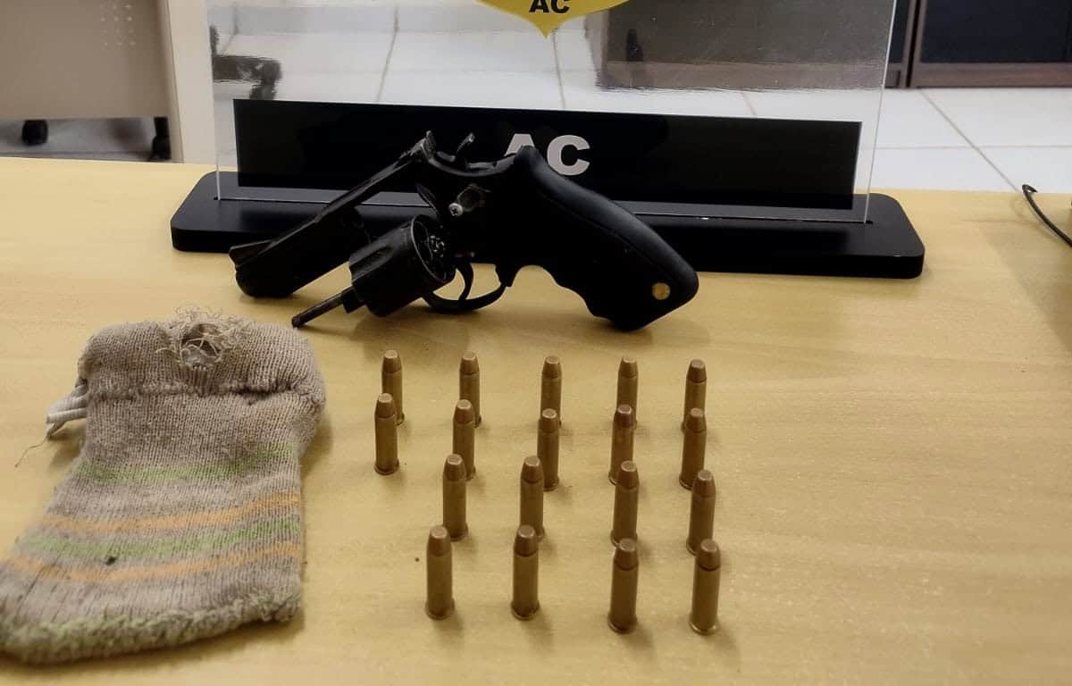 Polícia Civil captura criminoso com arma de fogo municiada em Sena Madureira