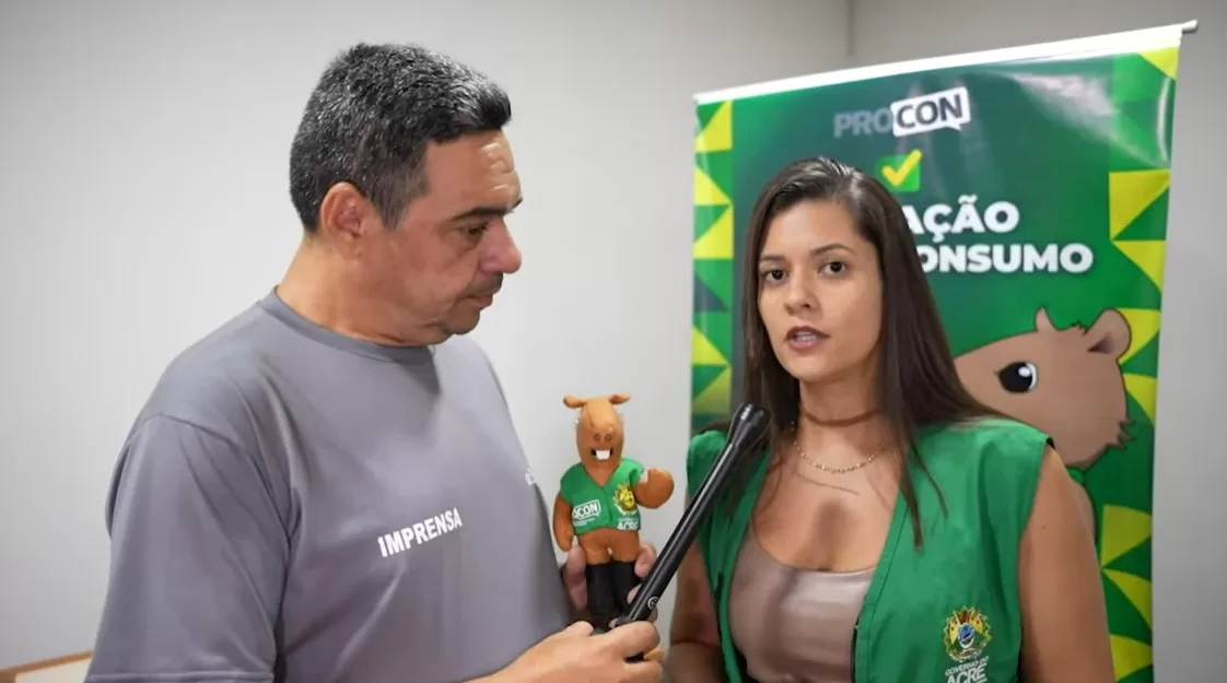 Procon lança mascote capivara na Expoacre e esclarece dúvidas ao consumidor