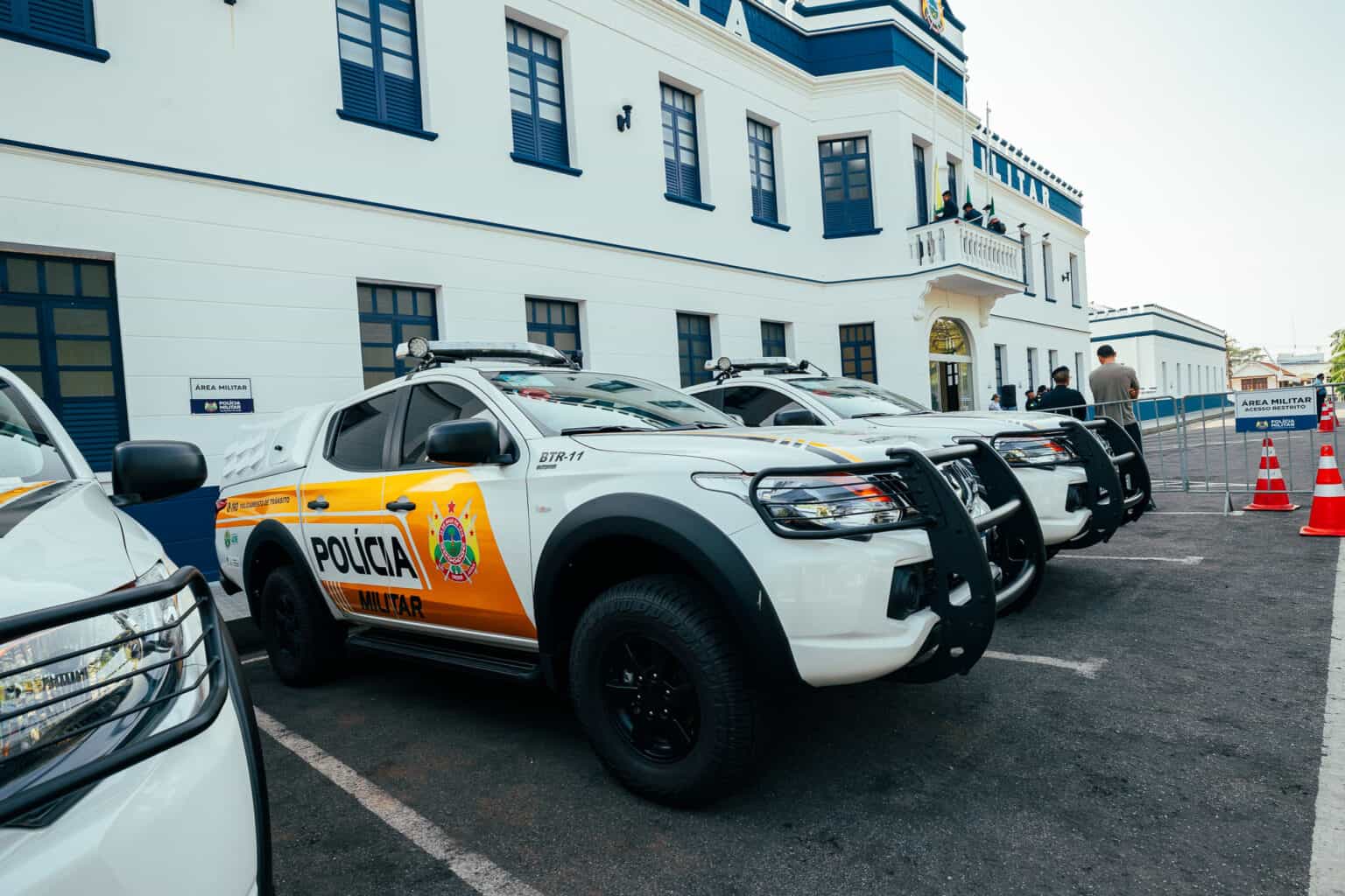 PM recebe viaturas novas e implementa policiamento de trânsito rodoviário no Acre