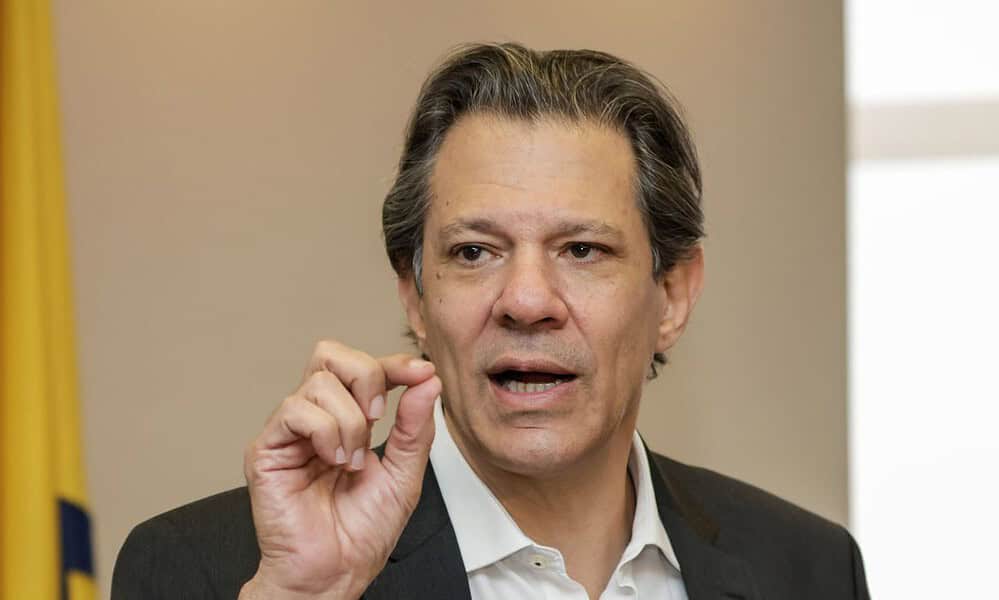_66a7090 São Paulo 29/09/2023, O ministro da Fazenda, Fernando Haddad, concede nesta sexta-feira (29) entrevista sobre a fase de leilões do programa Desenrola Brasil. Foto: Marcelo Justo/ Ministério da Fazenda