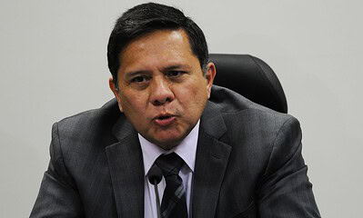 969288-27072015-dsc_4423 O subprocurador-geral da República, Carlos Frederico Santos, durante debate dos candidatos ao cargo de procurador-geral da República, promovido pela ANPT, AMPDFT e ANMPM (Antonio Cruz/Agência Brasil)