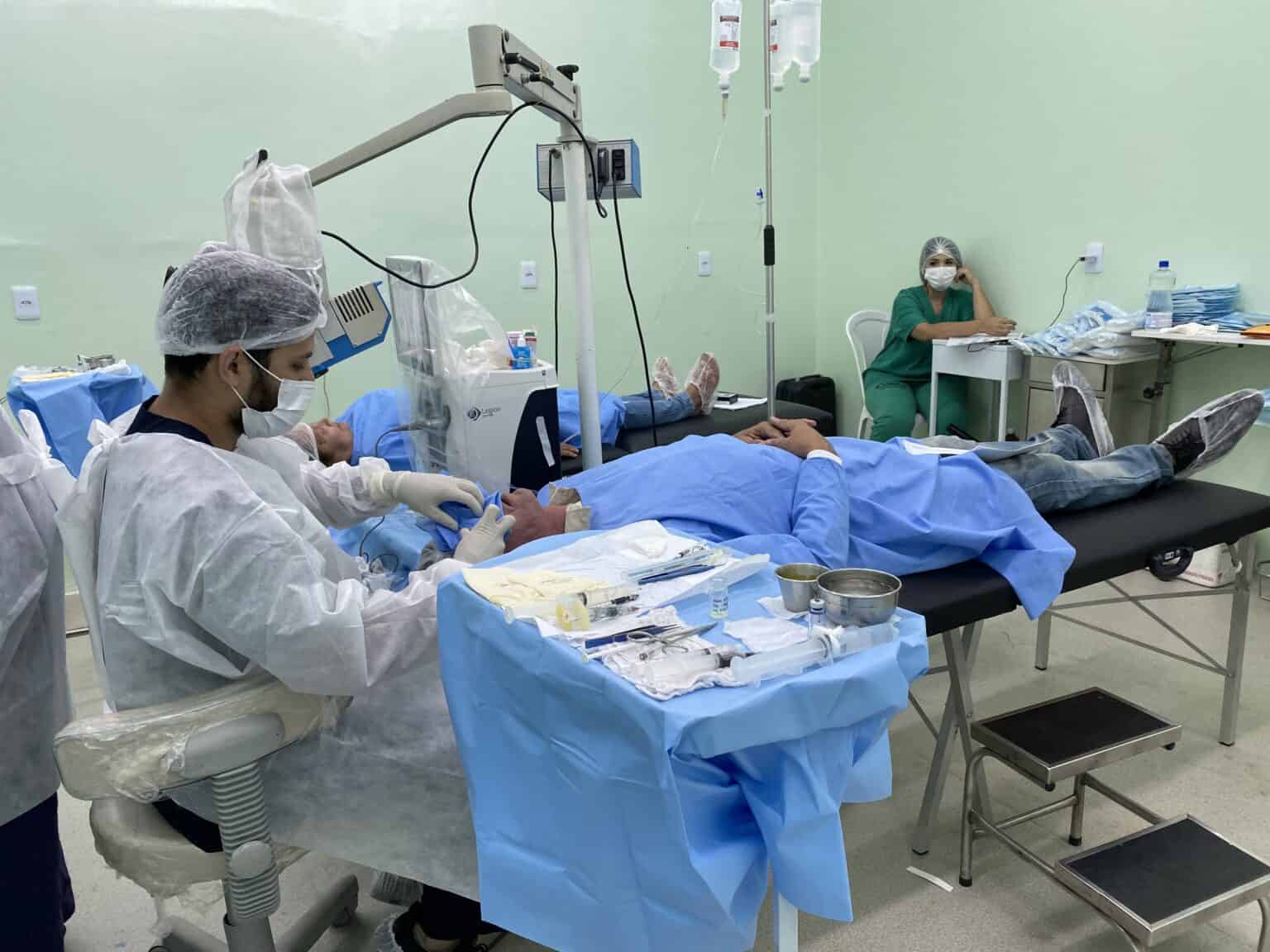 Governo do Estado avança na realização de cirurgias oftalmológicas em Mâncio Lima