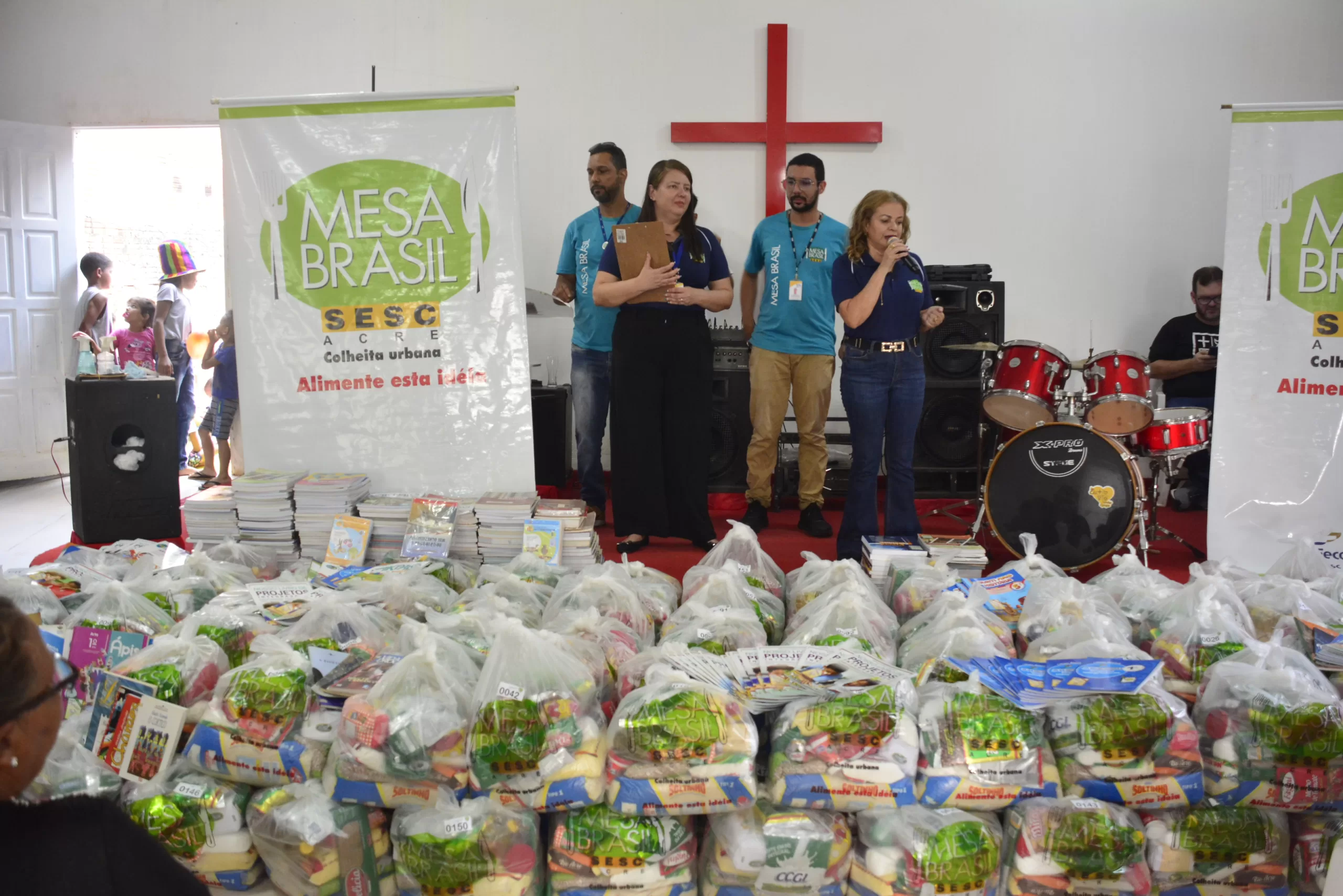 Por meio do Mesa Brasil, Sesc Solidário distribui 3 mil cestas básicas no Acre
