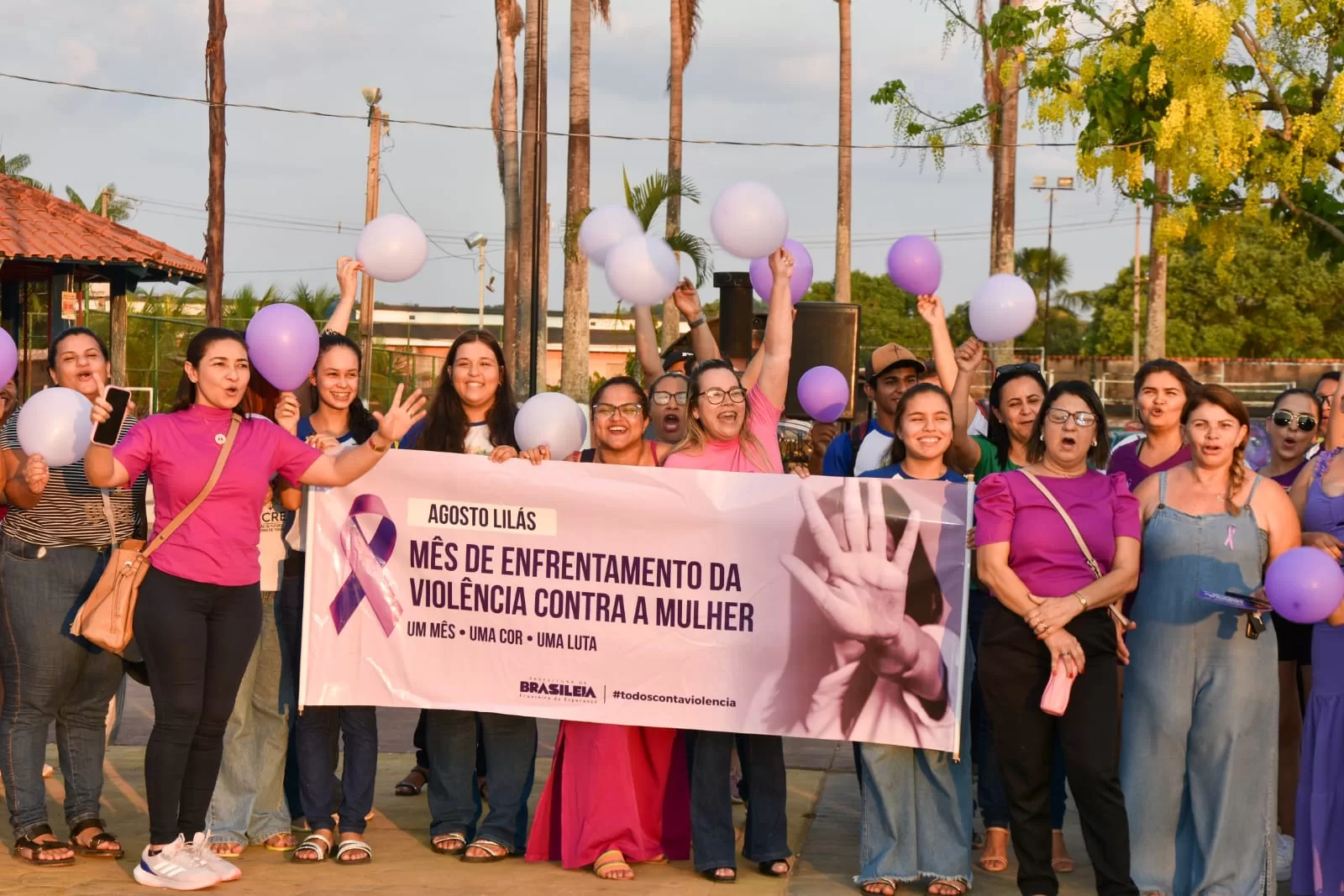 Marcha das Mulheres em Brasileia encerra Programação do Agosto Lilás no município