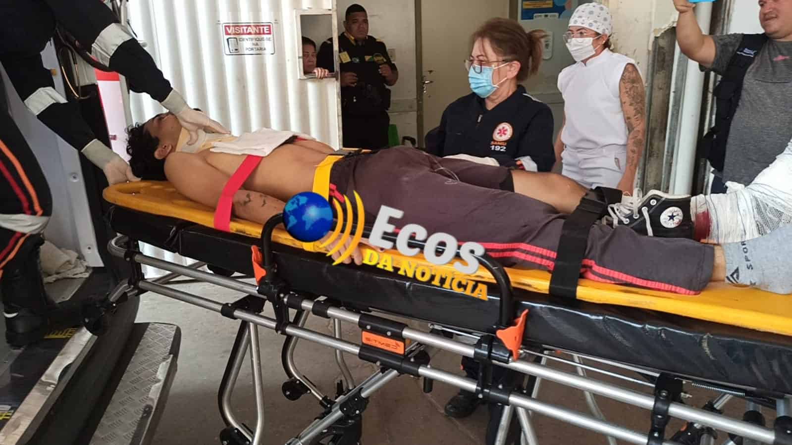 Motociclista acidentado no bairro Tancredo Neves não precisou amputar a perna