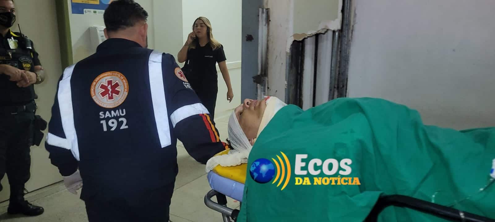Homem sofre acidente de moto, após desviar buraco no Quinari