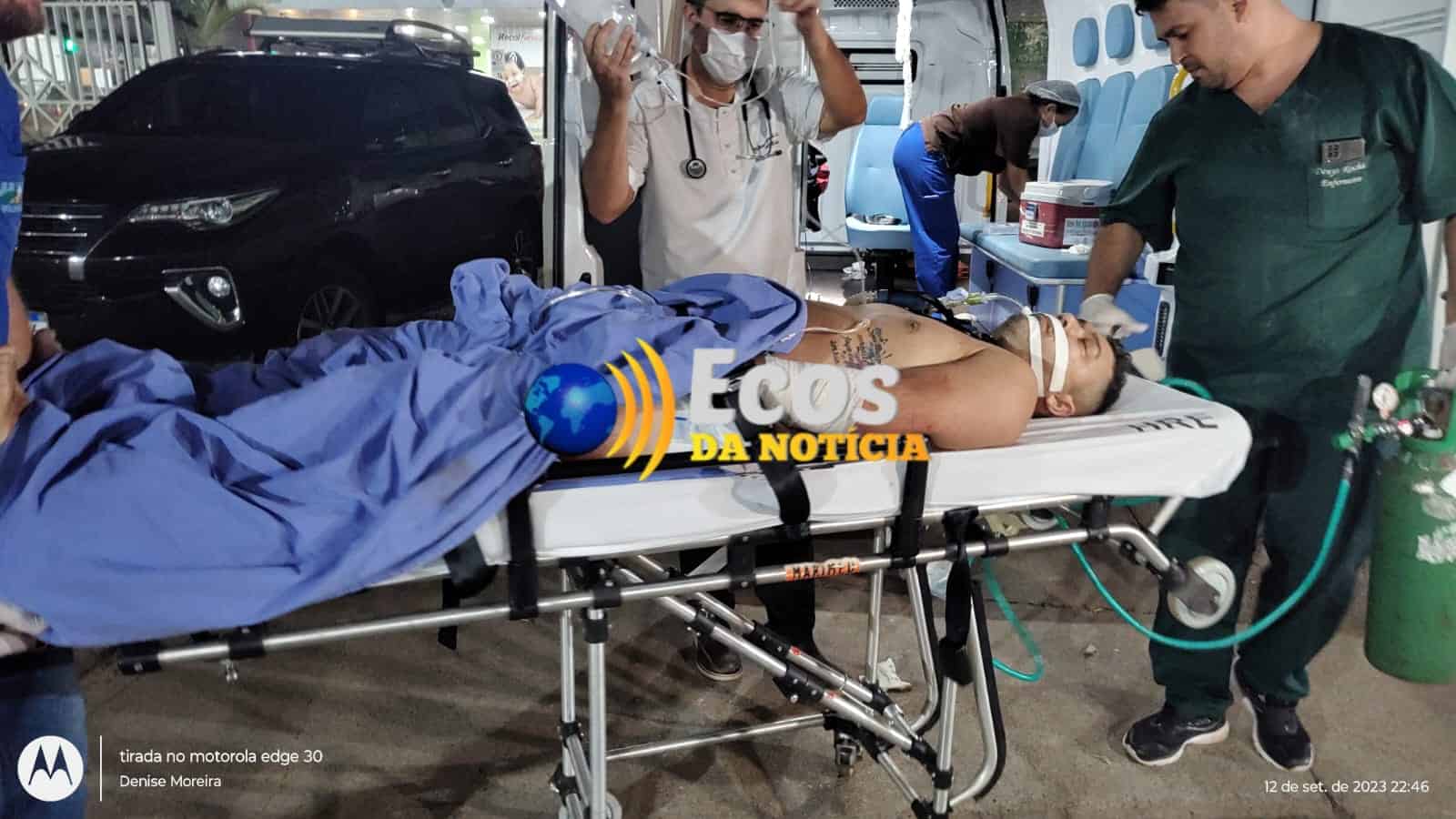 Vigilante fica em estado grave ao ser ferido a tiro após criminosos invadirem empresa