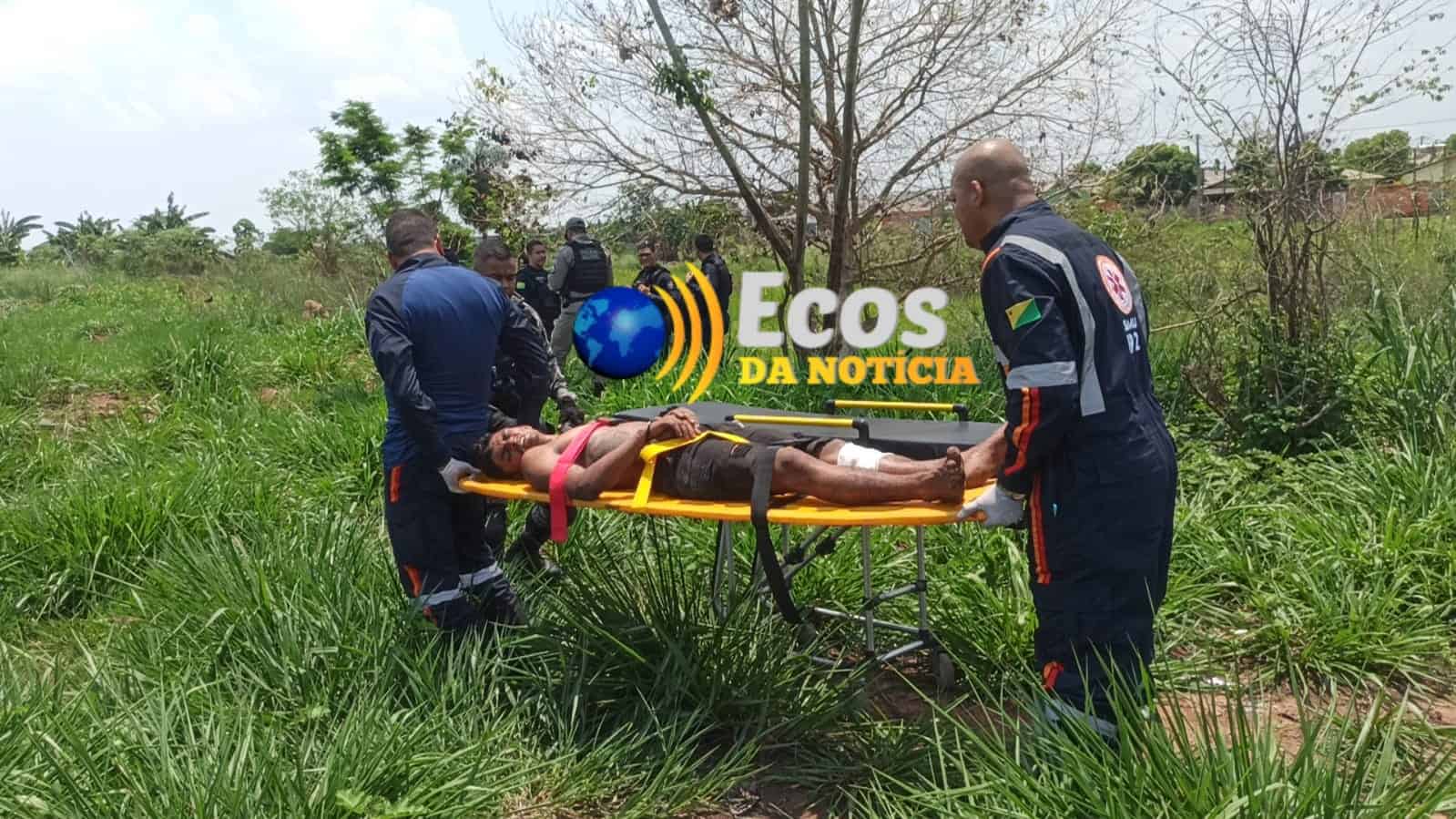 Criminoso é ferido com um tiro após tentar fugir e tomar arma de Policial Militar na Cidade do Povo