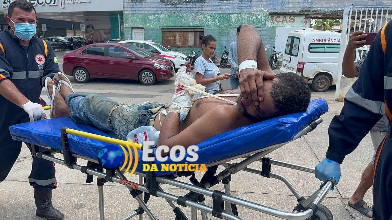 Trabalhador é ferido com golpes de faca, durante discussão na Vila Benfica