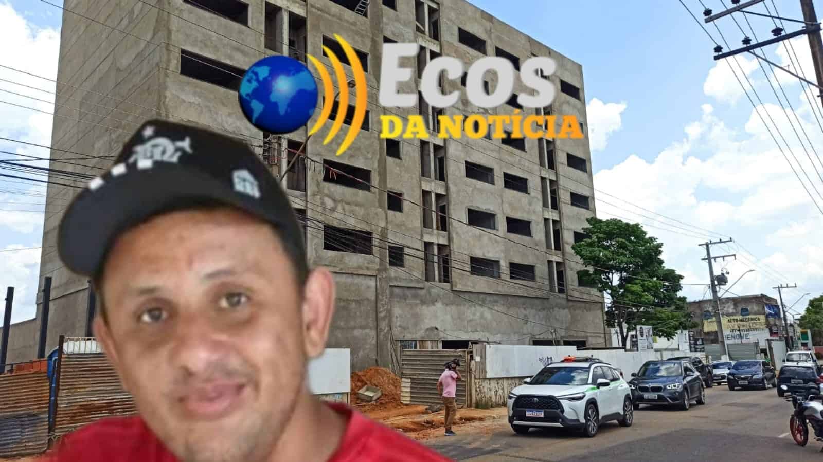 Trabalhador morre em trágico acidente em construção na capital