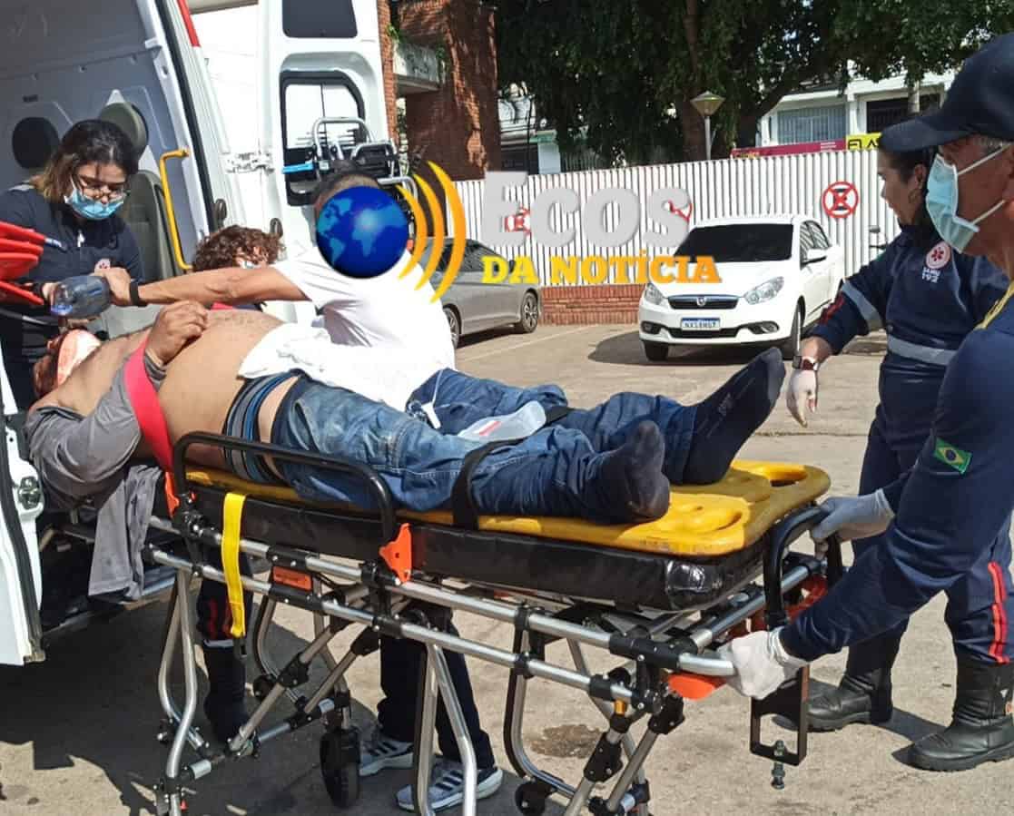 Trabalhador sofre queda durante instalação de ar-condicionado e vai parar em estado grave no PS
