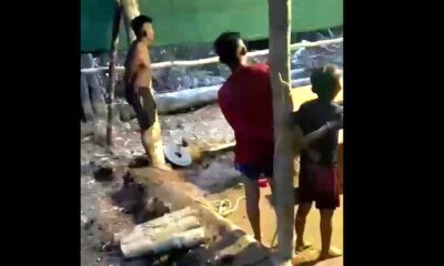 Entidades indígenas denunciam garimpeiros que teriam amarrado crianças yanomami. Imagem: URIHI