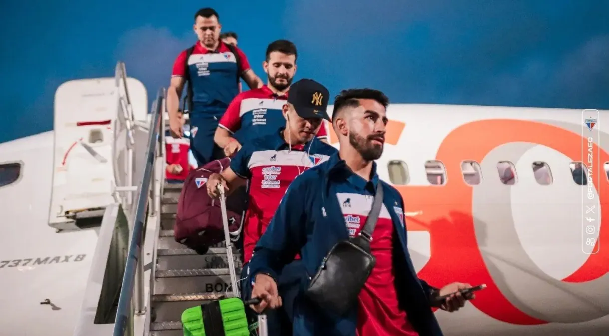 Fortaleza faz primeiro treino no Uruguai antes de final da Copa Sul-Americana 2023