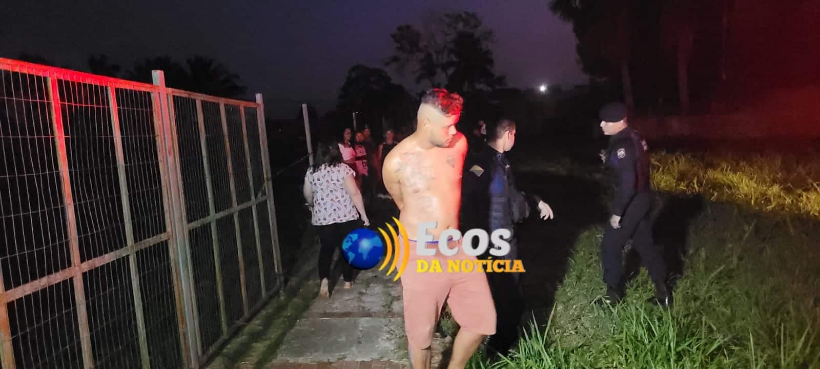 Foragido vai até cena de homicídio ver sua liderança assassinado e é preso