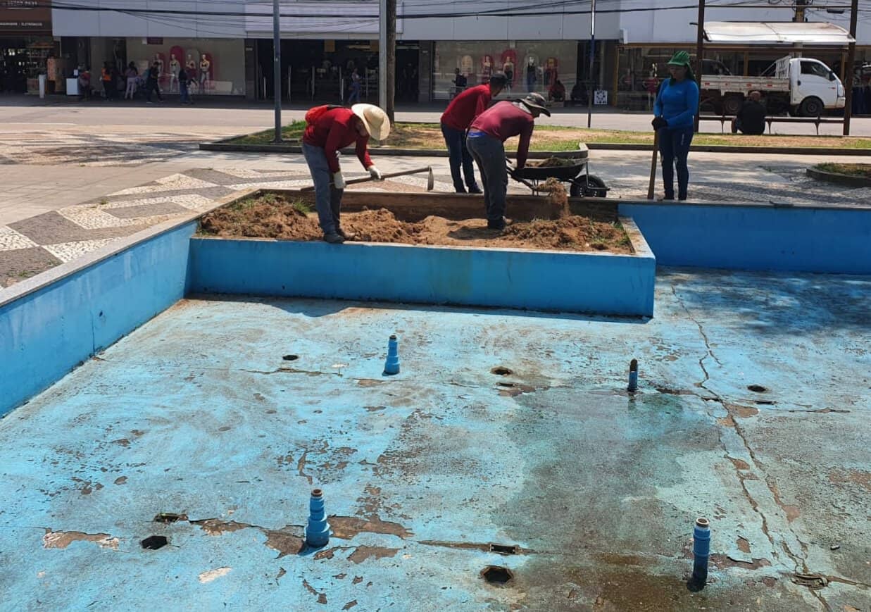 Governo promove restauração de espaços públicos em Rio Branco