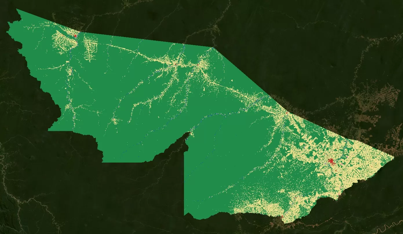 Desmatamento no Acre caiu 61% em comparação com o mesmo período do ano passado