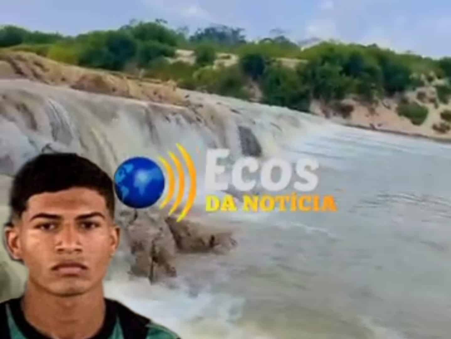 Jovem desaparece ao ser levado por correnteza na cachoeira do Abraão