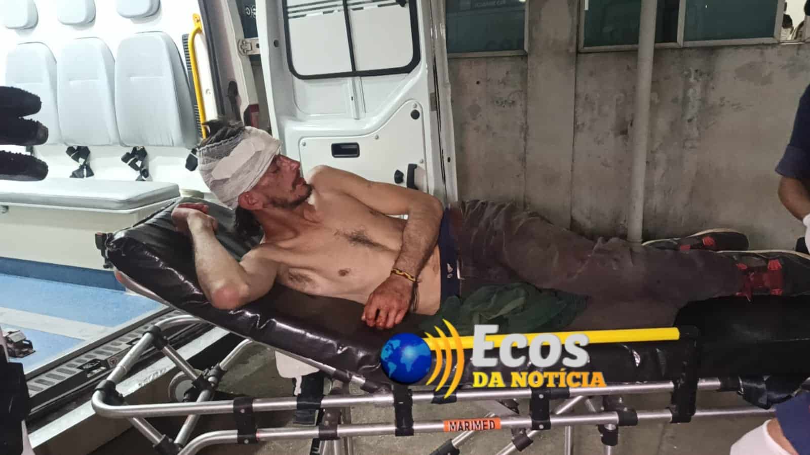 Colombiano recebe surra após disciplina de facção e vai parar em estado grave no Pronto-Socorro