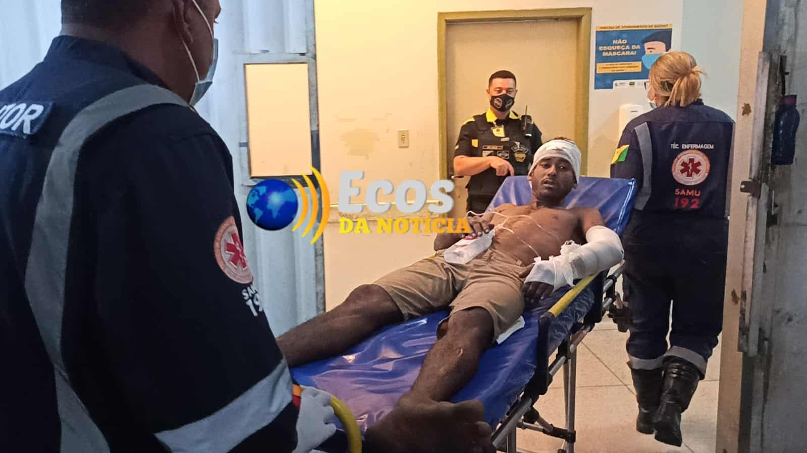 Homem recebe corretivo de facção e vai parar no Pronto-Socorro de Rio Branco