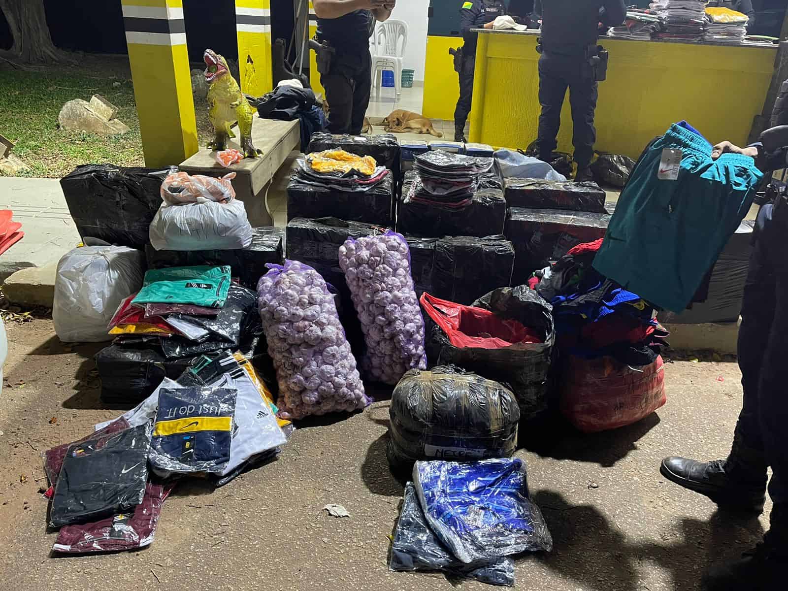 Bptran apreende mercadoria ilegal em Senador Guiomard