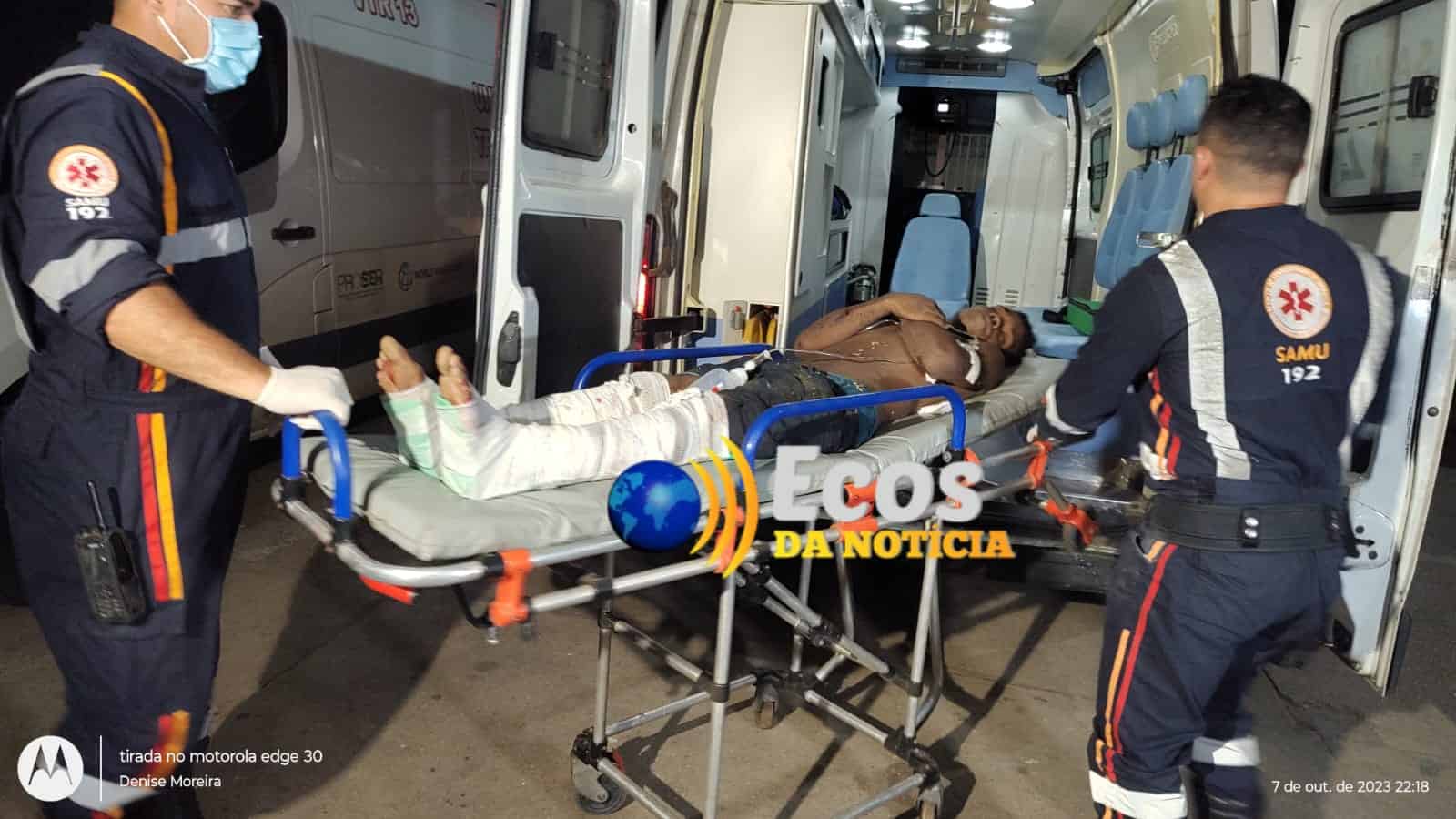 Homem recebe corretivo de facção criminosa e vai parar no Pronto Socorro de Rio Branco