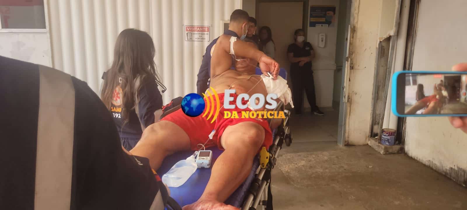 Discussão familiar termina com homem esfaqueado no bairro Cidade Nova