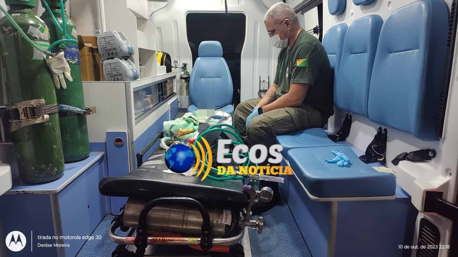 Bebê baleado durante ataque criminoso segue internado em UTI e apresenta melhoras