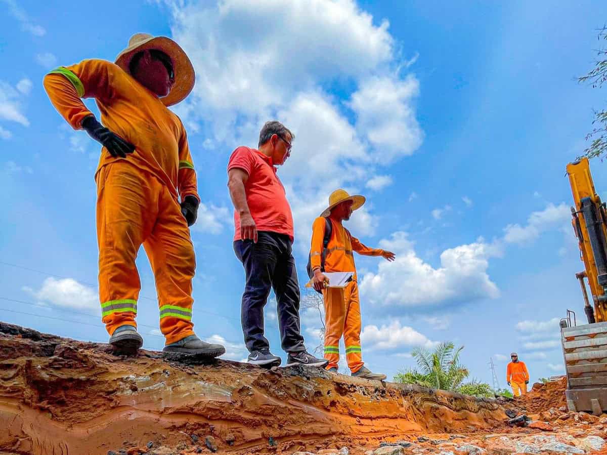 Gonzaga vistoria obras na BR-364 e destaca trabalho realizado pelo DNIT