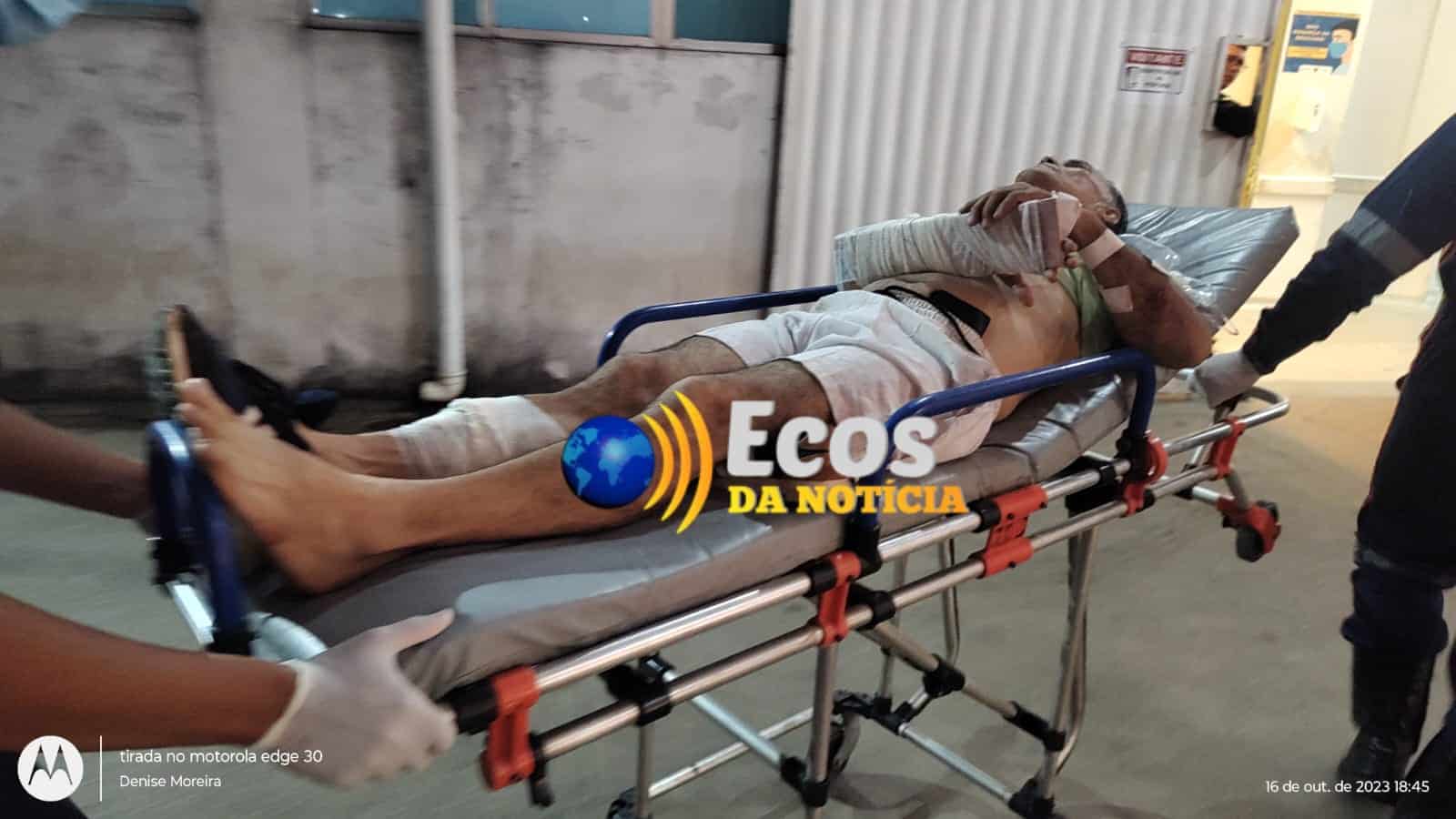 Homem recebe corretivo de facção e vai parar no Pronto Socorro de Rio Branco