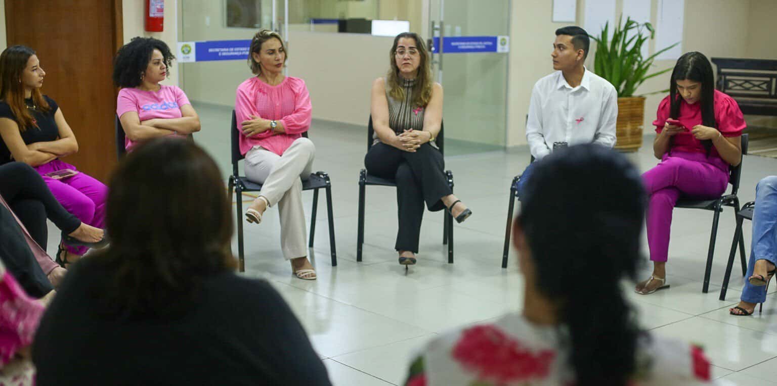 Sejusp realiza ação de conscientização para prevenção do câncer de mama